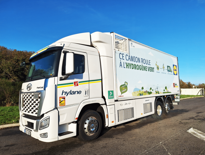 Lidl acquires the first green hydrogen-powered vehicle in the mass retail sector thanks to Jacky Perrenot and Lhyfe